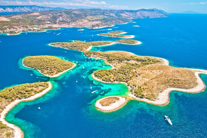 Pakleni eilanden Hvar Kroatie