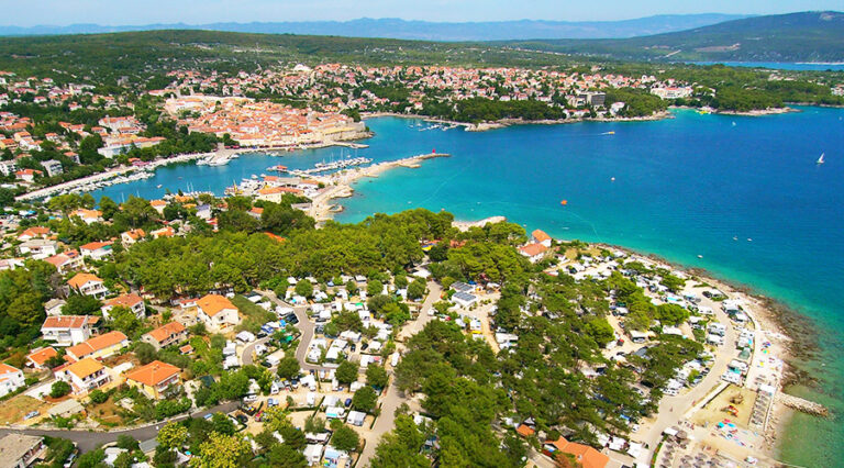 Krk eiland uitzicht Kroatie 