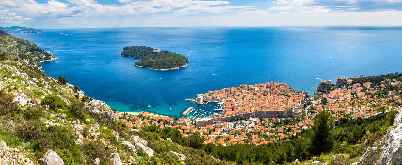 Dubrovnik uitzicht stad
