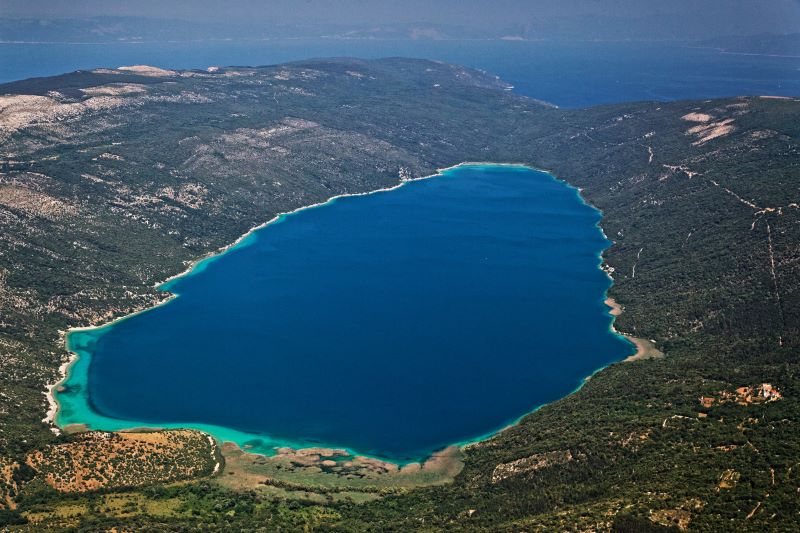 Jezera Vransko meer Cres Kroatie