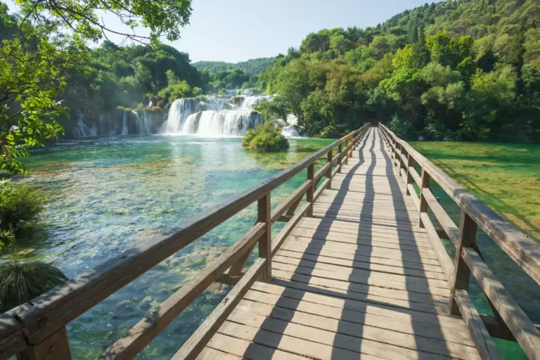 Krka watervallen Kroatie