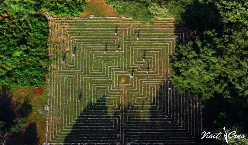 Het Labyrinth van Tramuntana in Cres Kroatie
