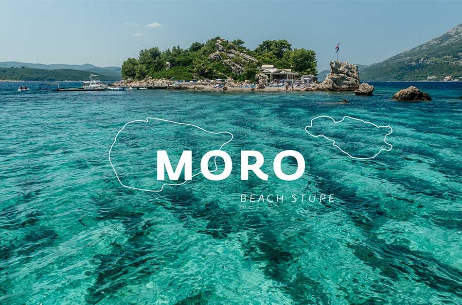 Beachclub Moro Korcula Kroatie