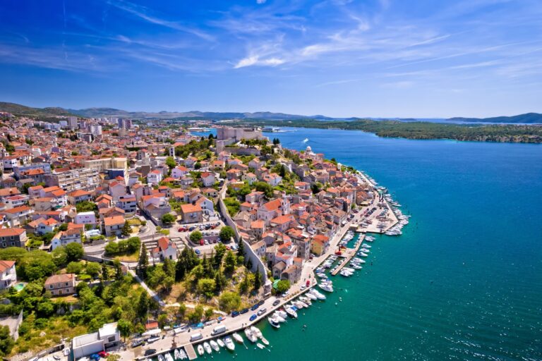 Sibenik Kroatie stad