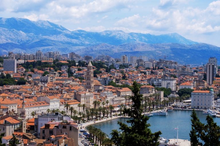 Split Kroatie uitzicht op de stad