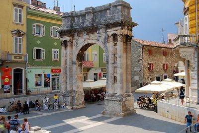 Romeinse Monument Pula Kroatie