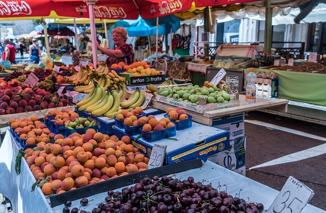 Groene Markt Trogir Kroatie
